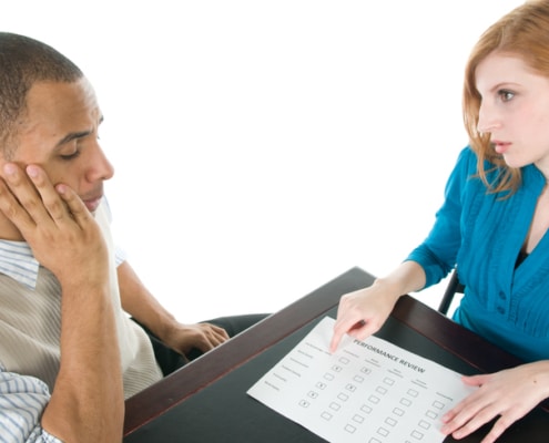 negative performance review